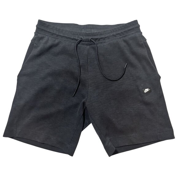 Nike Active Wear Mens Black Drawstring Shorts XL Cotton & Polyester Nike Logo - Picture 1 of 6